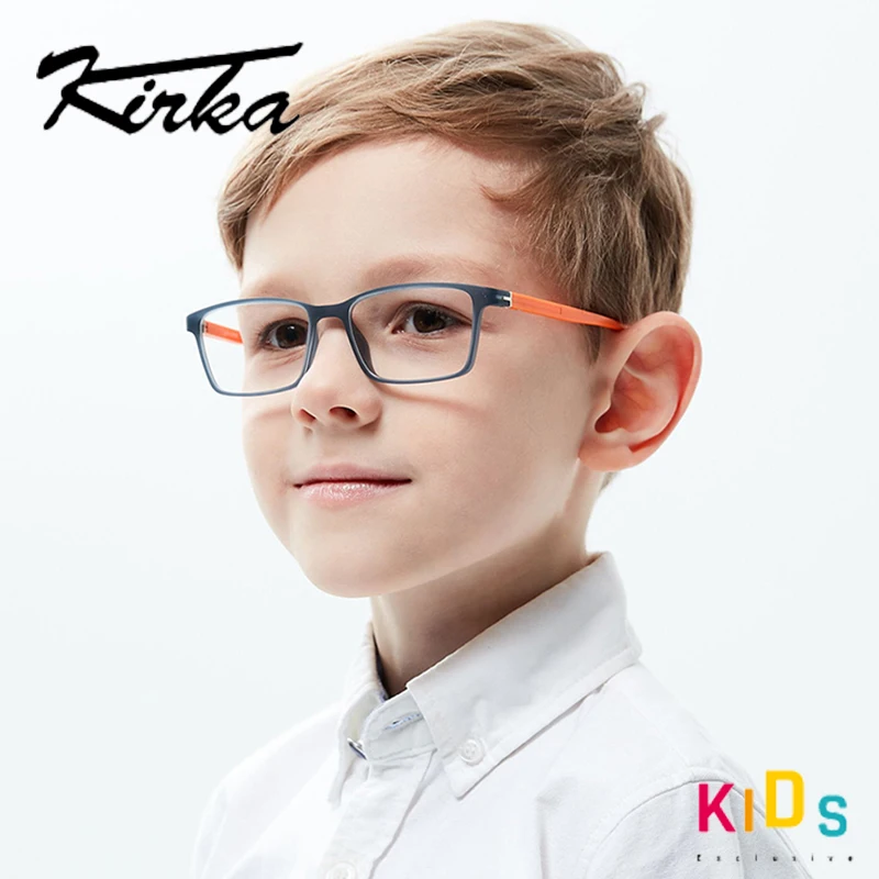 Kirka-gafas con montura TR90 para niños, lentes flexibles para niños,  monturas ópticas, gafas cuadradas, monturas especiales, 6-10 estudiantes -  AliExpress