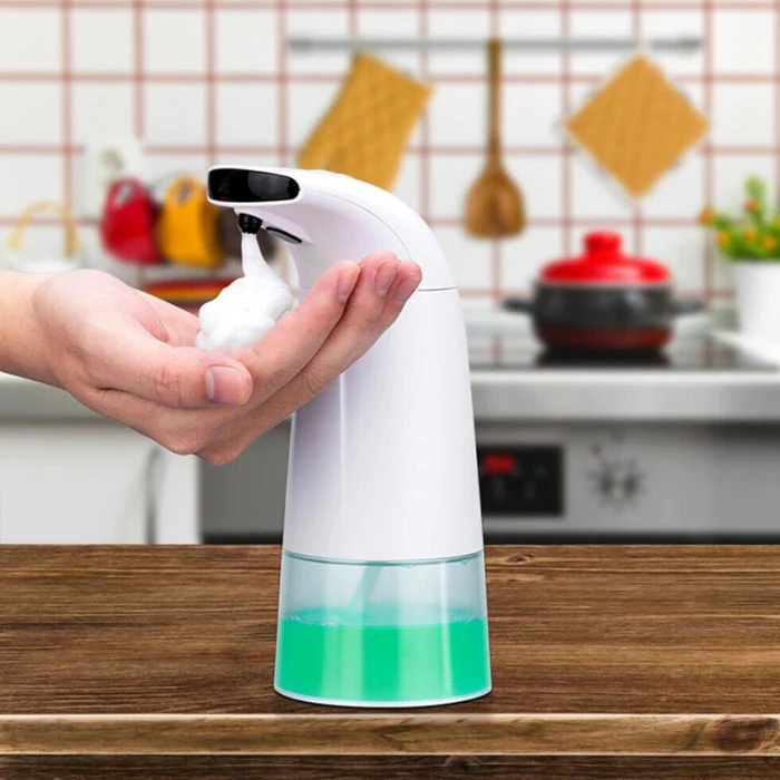 Newly Infrared Sensor Automatic Soap Dispenser Touchless Stand Foam Hand Washer 250ML