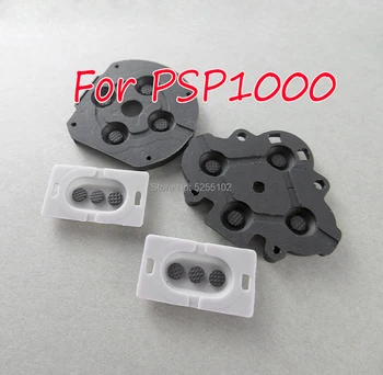 

50sets D Pads Rubber L R Button Conductive Rubber Pads Replacement for PSP1000 for PSP 1000 Game Controller High Quality