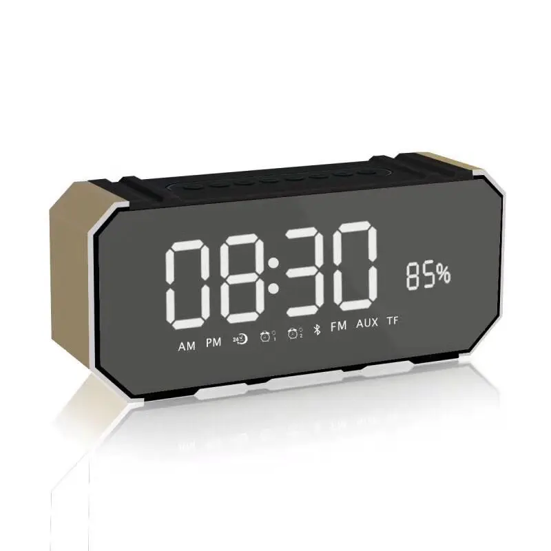 Беспроводной светодиодный дисплей часы портативный Bluetooth динамик беспроводной стерео бар динамик поддержка времени дисплей Будильник fm-радио