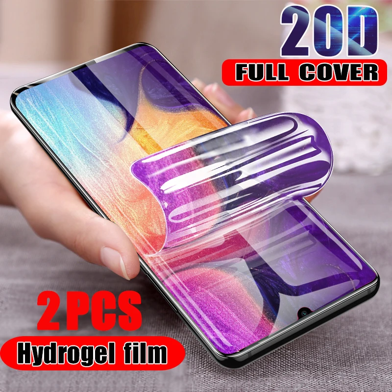 2 шт. гидрогель пленка для Samsung Galaxy S20 S10 S9 S8 плюс 5G полная Note 20 10 9 Plus Ультра Защитная