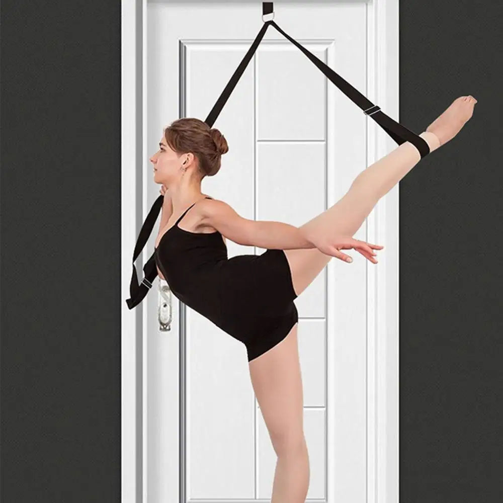 Portable Leg Stretcher Strap Yoga Band for Ballet Cheer Dance Gymnastics Trainer 