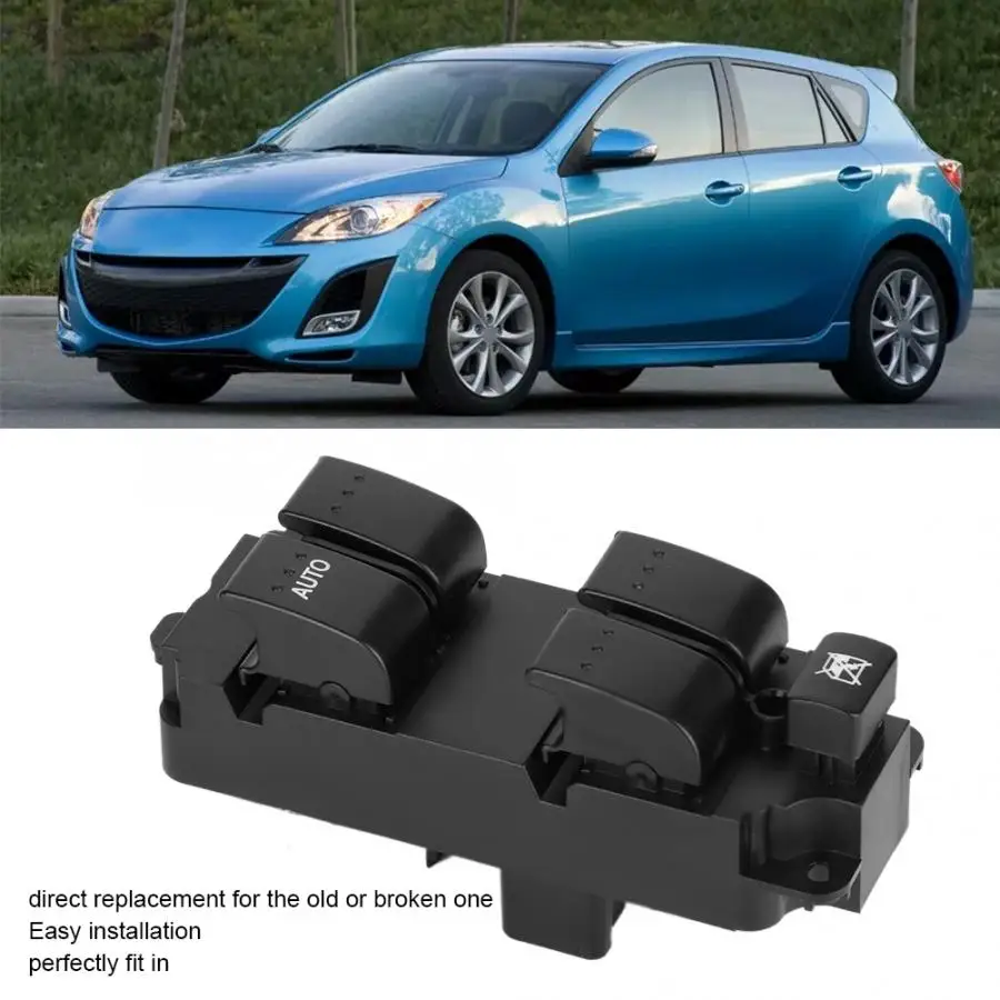 Переключатель управления боковым окном водителя автомобиля для MAZDA 3 2004 2005 2006 2007