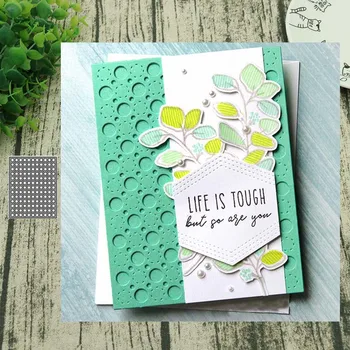 

Stitched circles cover panel Metal Cutting Dies for Scrapbooking Photo Album Decorative Paper Card Crafts Die Cut 2019