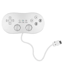 Manette de jeu filaire avec câble blanc USB pour Nintendo wii Classic, Joystick, contrôleur, télécommande, jeux vidéo