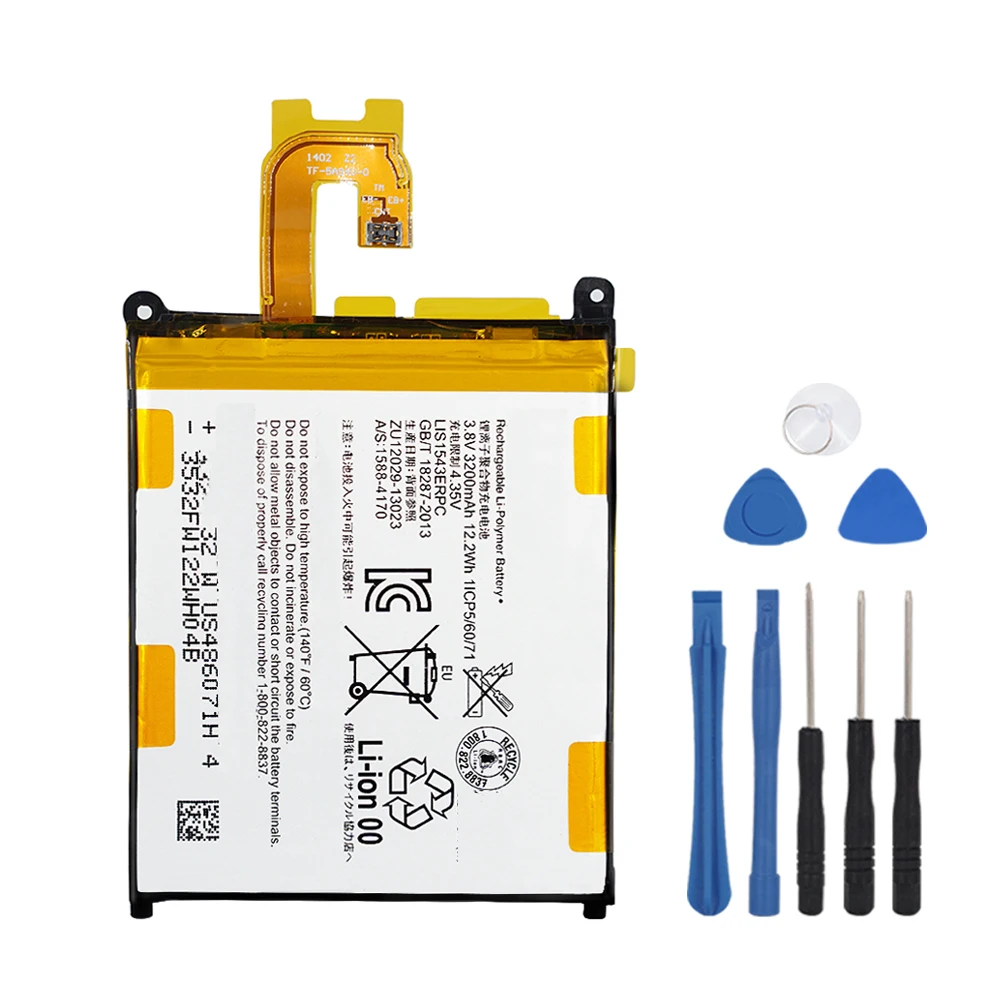 OHD оригинальная запасная батарея LIS1543ERPC для SONY Xperia Z2 L50w Sirius SO 03 D6503 D6502 натуральная