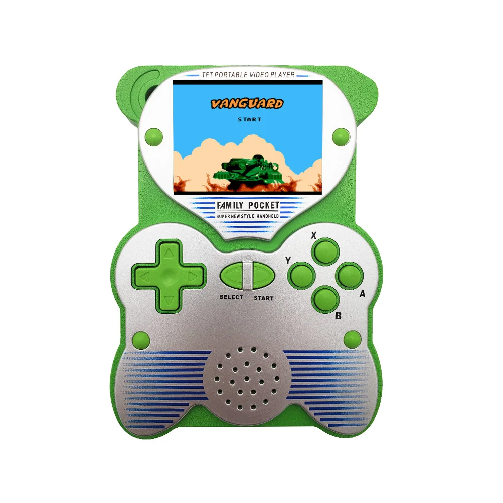 Зарядная игровая консоль с встроенным 220 играми 2,5 дюймов Портативный ЖК-экран классический ТВ выход видео игровой плеер для детей