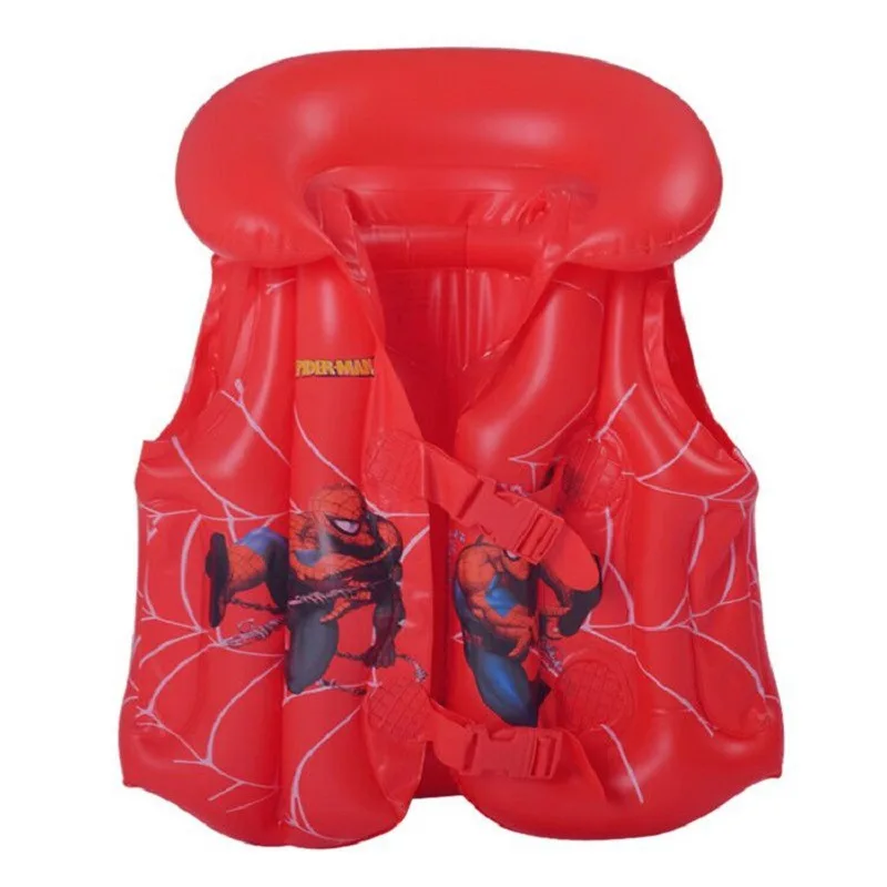 Factory Direct Selling Blue Orange Thick Inflatable CHILDREN'S Swimwear, PVC Thick Blowing Learn Swimming Clothes Wholesale