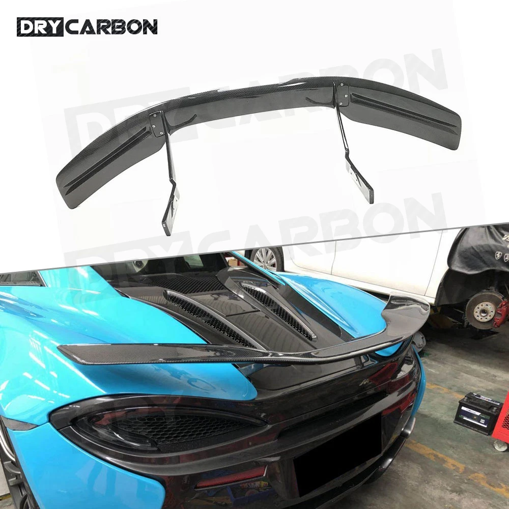 

Fit for McLaren 540C 570S 570GT N Style Spoiler Carbon Fiber Rear Spoiler Racing Trunk Top Wings Car Styling FRP