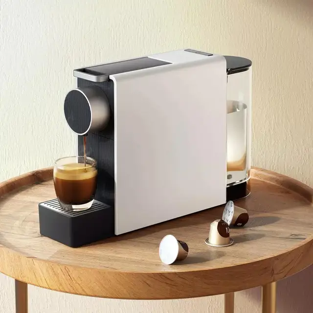 New Xiaomi SCISHARE Mini Smart Automatic Capsule Coffee Machine Free 20 Imported Capsule Coffee For Home Office 6