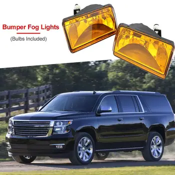 

1 Pair Bumper Fog Lights Kit for Chevrolet Suburban Tahoe Avalanche Silverado 07-13 2007-2014Tahoe 2007-2014Silverado 2500 HD