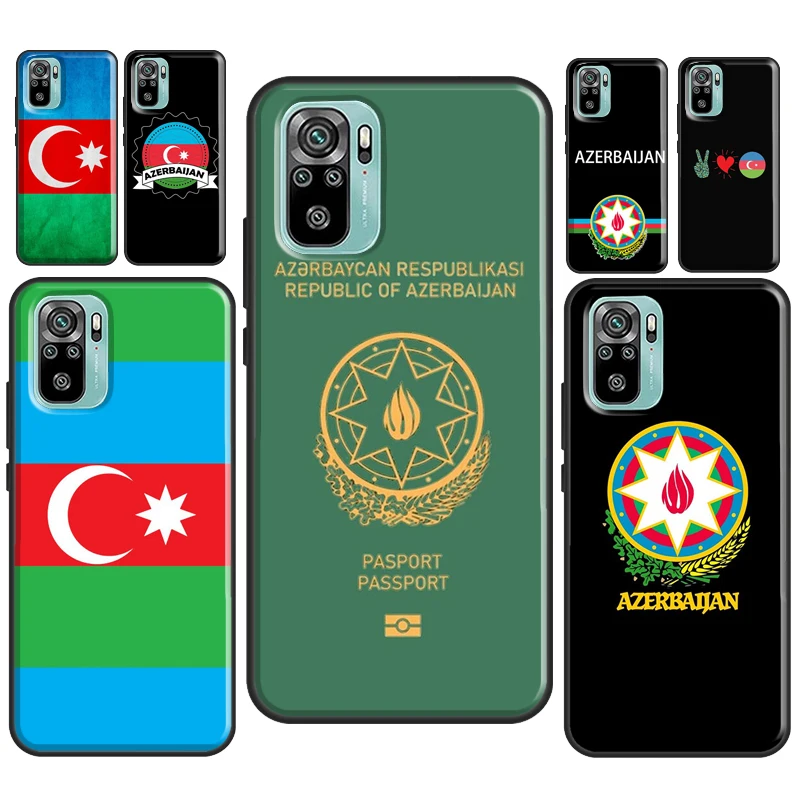 Чехол герб оружия с флагом Азербайджана для Xiaomi Redmi Note 11 Pro 10 8 9 9S 10S 11S чехол 9C 9A 9T |