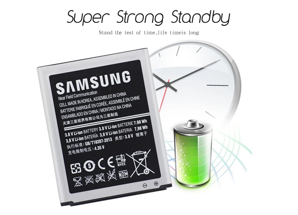 Samsung телефон Батарея EB-L1G6LLU для samsung Galaxy S3 i9300 i9305 i747 i535 L710 T999 2100mAh батареи