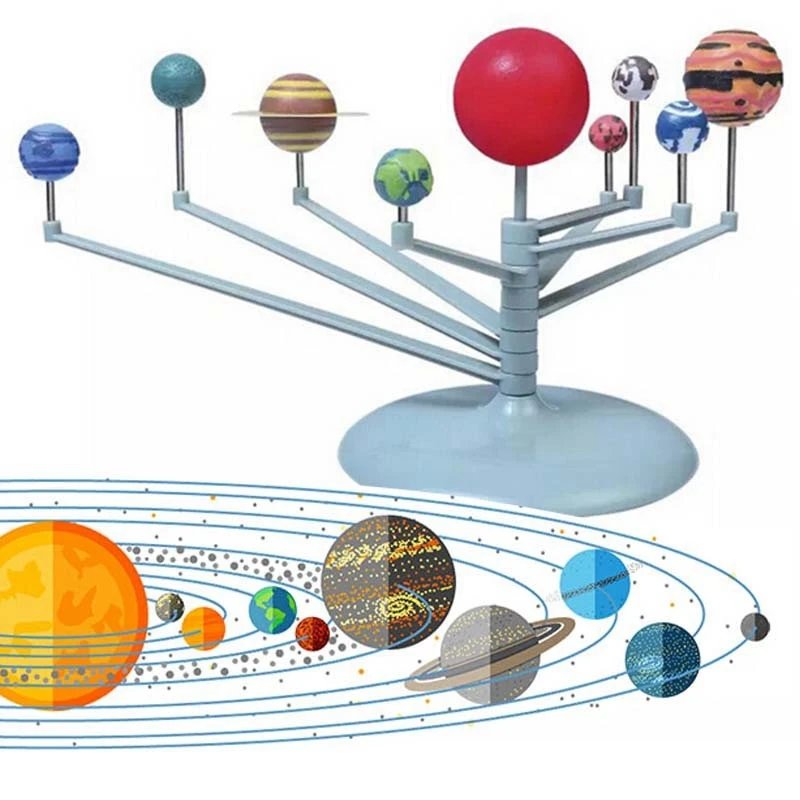  Eight Planet Models Diy Solar System Stars Nine Planets Assembled Astronomical Instrument Teaching  - 4000402804144