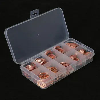 

Hydraulic fittings Copper Gaskets Solid Washers 9 Sizes Flat Ring Seal