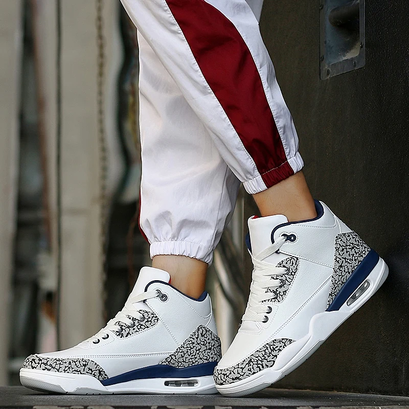 Мужские баскетбольные кроссовки высокого качества Jordan Zapatillas Basquetball Hombre Air амортизирующие кроссовки для баскетбола, мужские кроссовки в стиле ретро