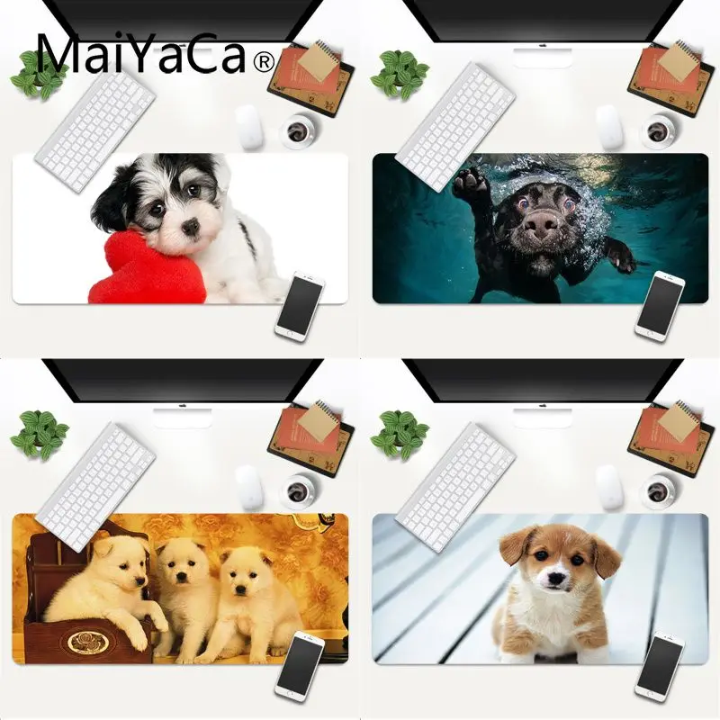 

MaiYaCa My Favorite Animal dog DIY Design Pattern Game mousepad Gaming Mouse Pad Large Deak Mat 700x300mm for overwatch/cs go