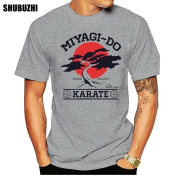 

Fashion New Summer Sleeve Tee Shirts Homme T-shirt Miyagi Do Bonsai Tree Karate Kid Martialer Arts Japan 80 best Tees