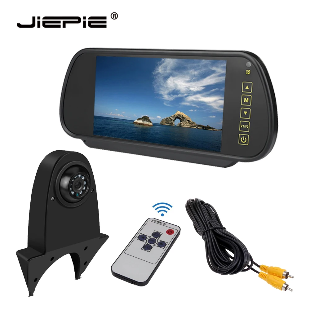 Camera with Monitor JIEPIE Автомобильная камера заднего вида Benz Sprinter Viano Vito Transit Ducato VW Crafter Citroen Fiat Ford Renault CCD камера - Название цвета: Camera with Monitor