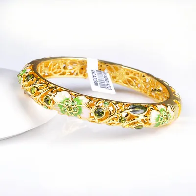 Красивый Пекин cloisonne браслет новые полые кристаллы