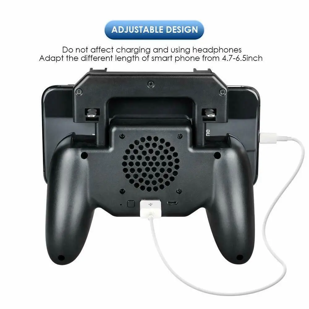 BEESCLOVER Phone Game Controller Joystick Cooling Fan Gamepad for PUBG Android IOS