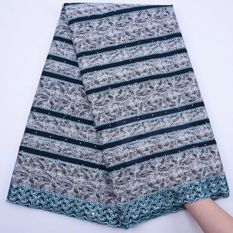 High Quality Cotton African Lace Fabric Swiss Voile Switzerland embroidery with Stone Dry 2020 Nigerian Wedding | Дом и сад