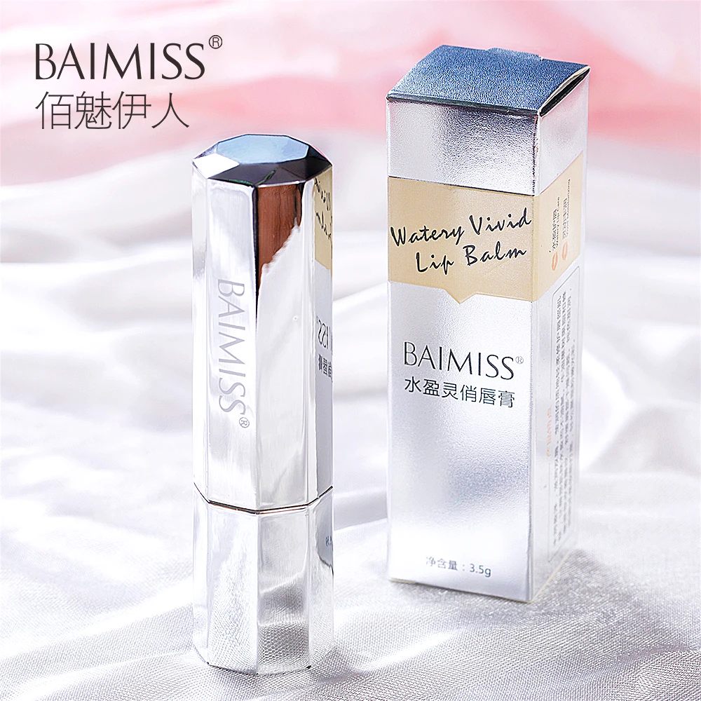 BAIMISS Watery Vivid Lip Balm Highly Nourishing Moisturizing Lipstick Baby Lips Lipbalm Anti Aging Makeup Lip Care Beauty