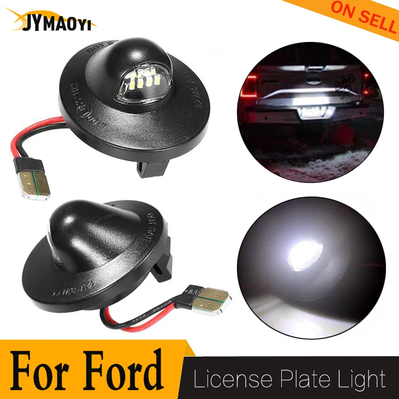 

2 PCS 6000k led car number License Plate Lights lamp Luces auto lighting for Ford F-150 Heritage F-250 F-350 f150 f250 f350 new