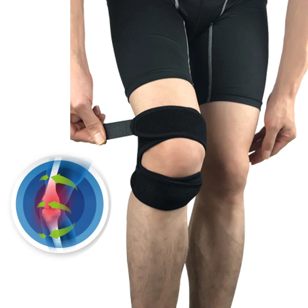 1 шт. Регулируемая коленная подставка Brace Patella рукав шапочка стабилизатор Спорт на открытом воздухе бег баскетбол вреда предотвратить