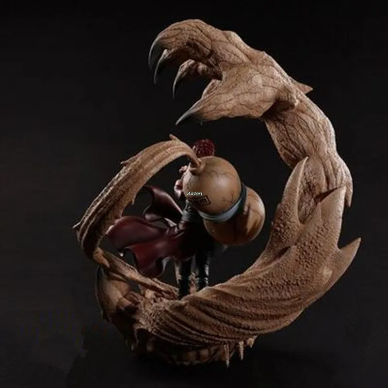 2" Статуя Наруто Kazekage Gaara бюст повязка на голову Sabaku no Gaara полноразмерный портрет 1/6 GK экшн Коллекционная модель игрушечная коробка 66 см Z2814