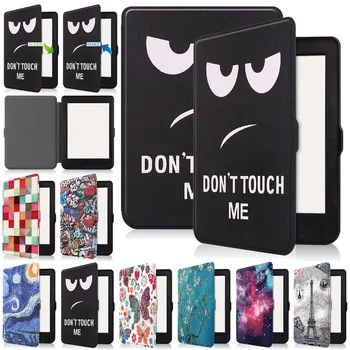 

For KOBO NIA 6 inch 2020 Shockproof Tablet Case Auto-Wake up/Sleep Function Protective Shell PU Leather And TPU Print Case Cover