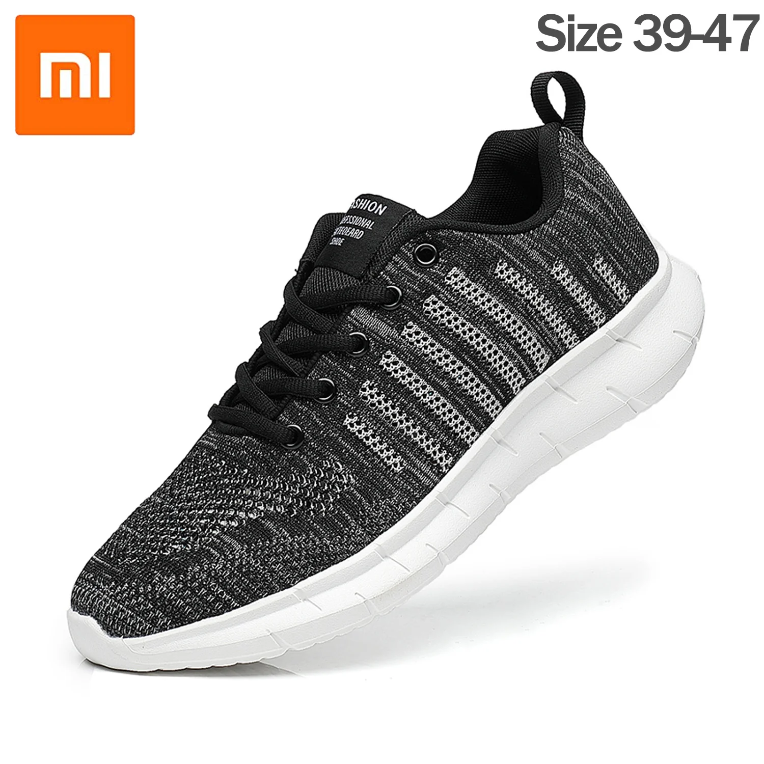 Xiaomi Men Sneakers Breathable Light Running Shoes Lace Up Jogging