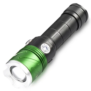 

Green Mini Outdoor Flashlight Camping 800lumen Portable Hard Light Led Flashlight Design Lanterna Led Portable Lighting Ec50sd