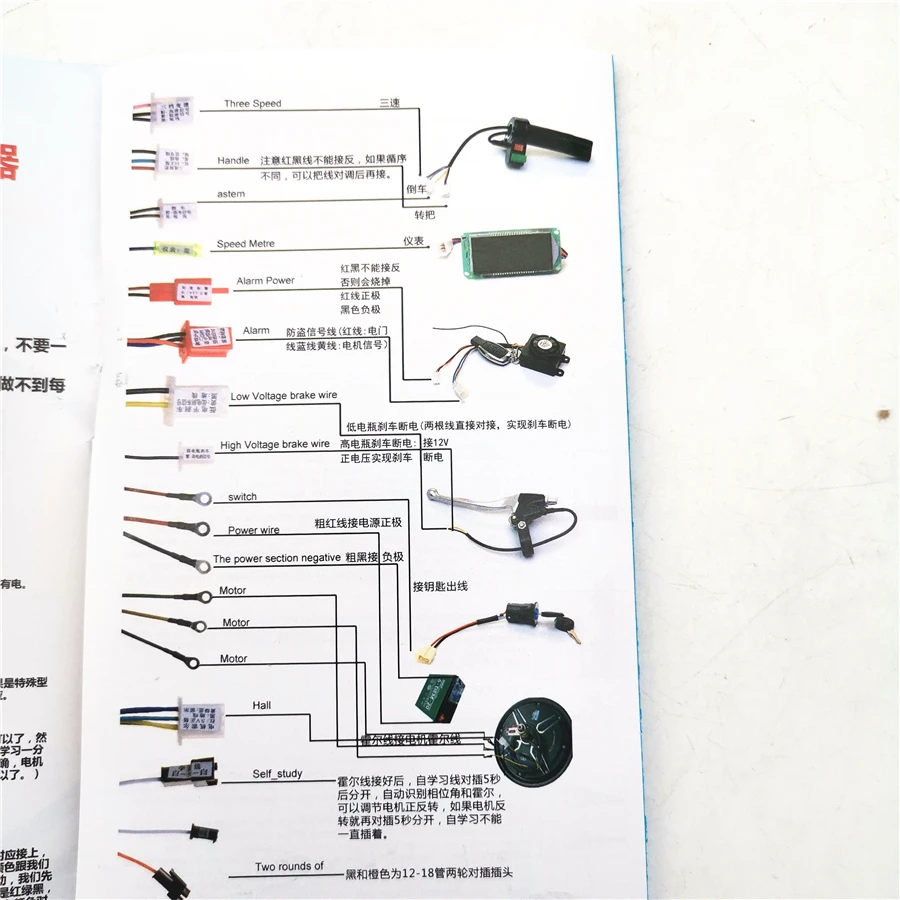 48-72V 35-45A 1500W Brushless DC Motor Speed Controller Electric Bicycle E-bike Scooter