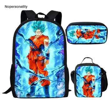 

Cartoon Dragon Ball Z School Backpack Ultra Instinct Goku Z Vegeta Super Saiyain Casual School Book Bags Boys Bagpack Sets