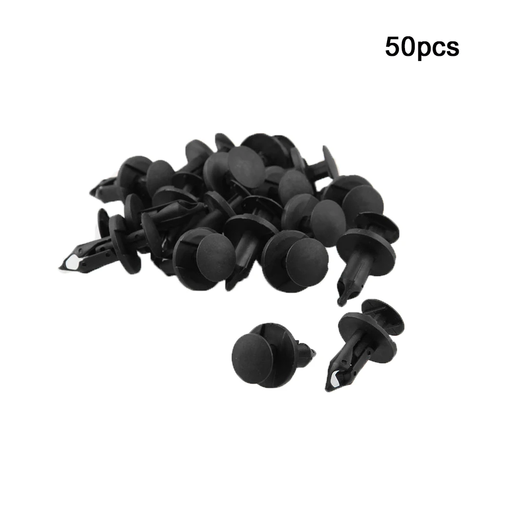 50 PCS 200 шт смешанный Автомобильный крепеж, автомобильный бампер, фиксатор, заклепка, дверная панель, подкрылок, универсальный, подходит для всех автомобилей - Название цвета: 50 PCS