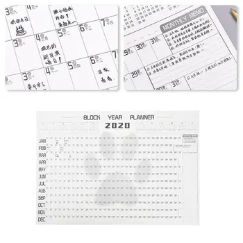 

1pcs 2020 Calendar Wall Calendar 365 Days Countdown New Study Arrive Calendar Plan Sell New Schedule Hot Diary Year A3F0