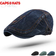 Sapka Denim Beret Bonnet Bere Casquette Femme Baret Hat Newsboy flat caps for men painter French Hat Peaky