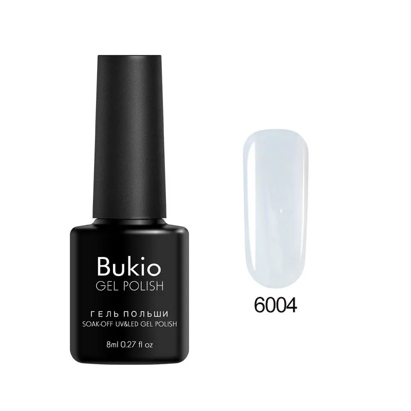 Bukio, новая Обновленная краска для ногтей, один шаг, 3 в 1, лак для ногтей, Полупостоянный УФ-Гибридный гель, эмалированный Гель-лак для ногтей, 8 мл