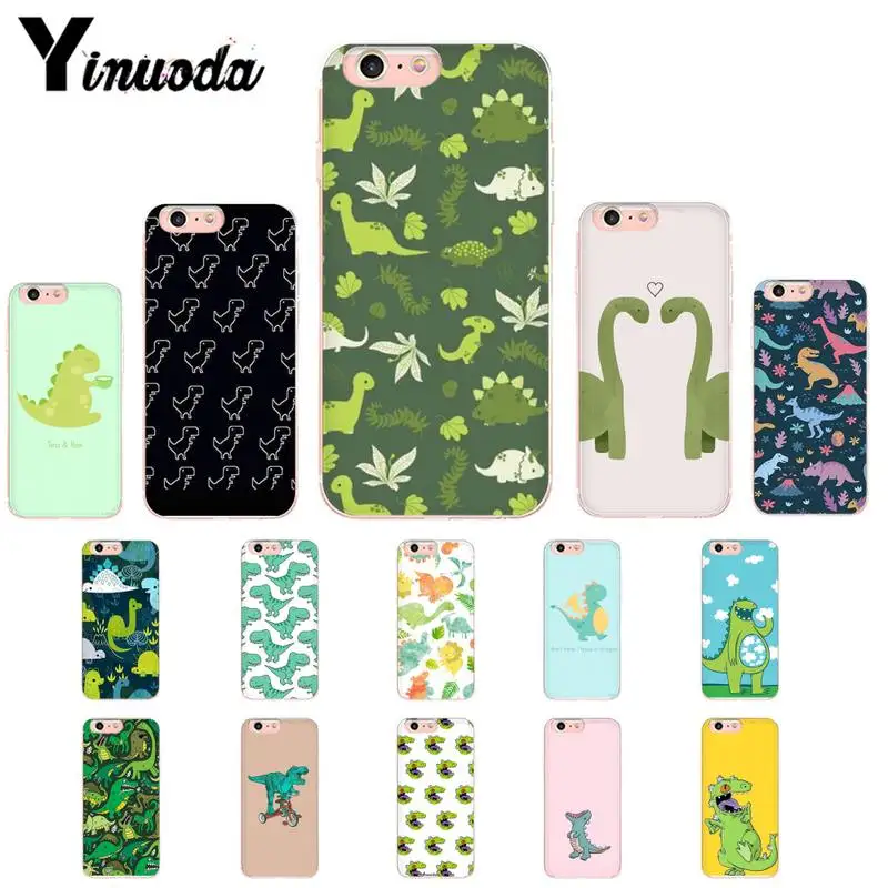 Чехол для телефона Yinuoda с изображением животного динозавра чехол iPhone 12 6 X XS MAX 6S Plus