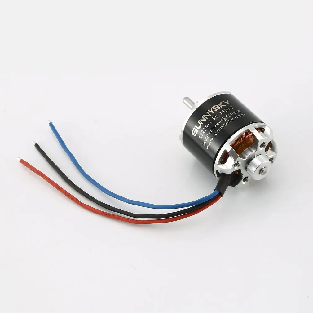 SunnySky A2216 1400KV бесщеточный двигатель высокой мощности RC Дрон двигатель для моделей RC Дрон самолет с фиксированным крылом