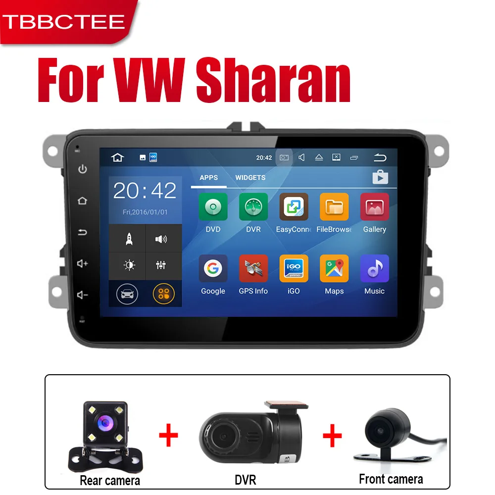 TBBCTEE Android автомобильный gps Navi для Volkswagen VW Sharan 2010~ плеер навигация WiFi Bluetooth Mulitmedia система аудио стерео - Цвет: Extre Items