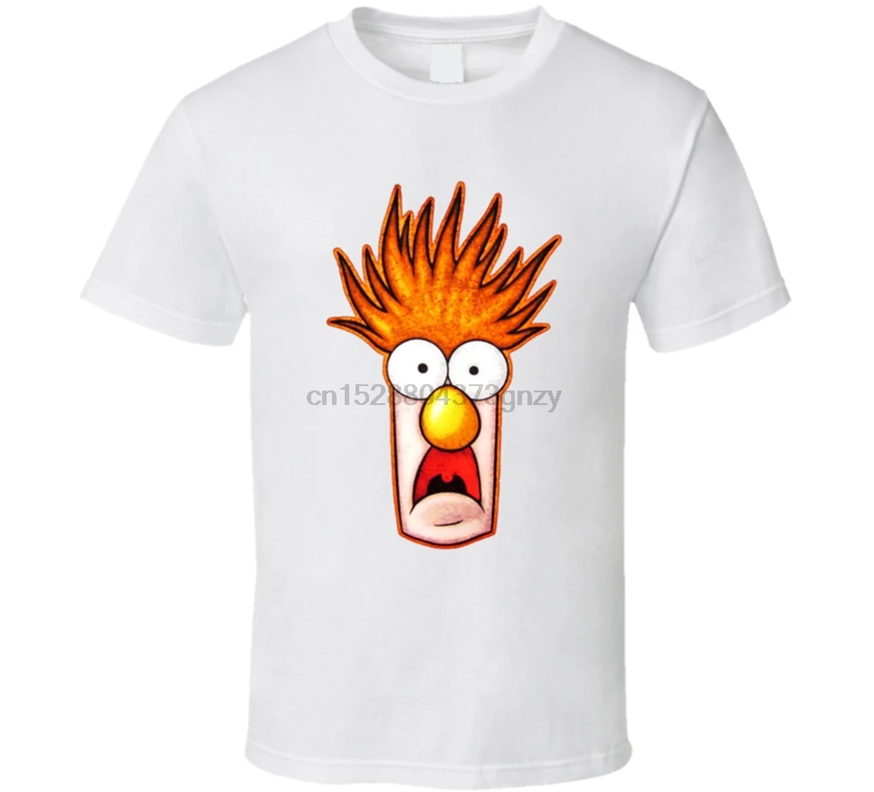 Новинка белая мужская футболка Beaker Muppets Meep размер одежды S-2Xl большой рост |