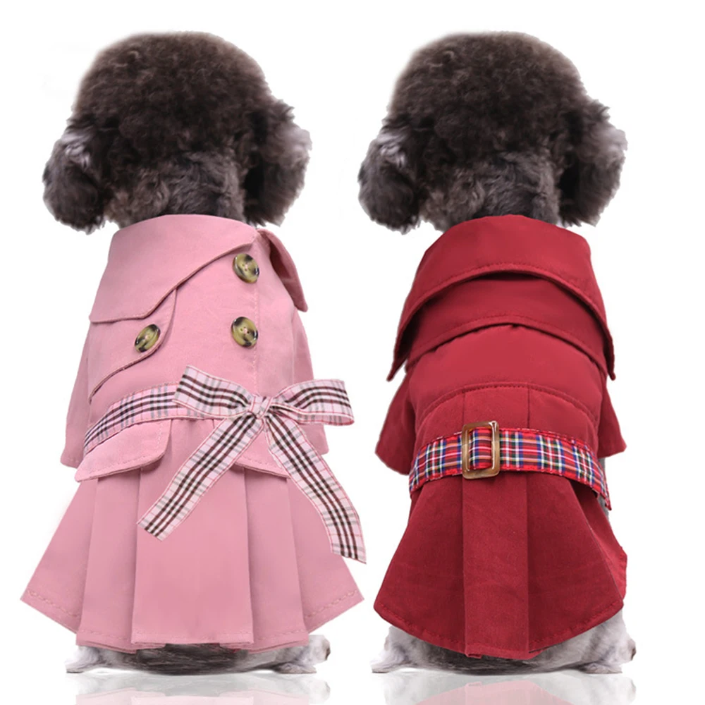 

Hot Sale Dog Dress Dog Coat Cute Clothes Warm Puppy Teddy Clothing for Small Medium New Fashion Trend Dog Cat