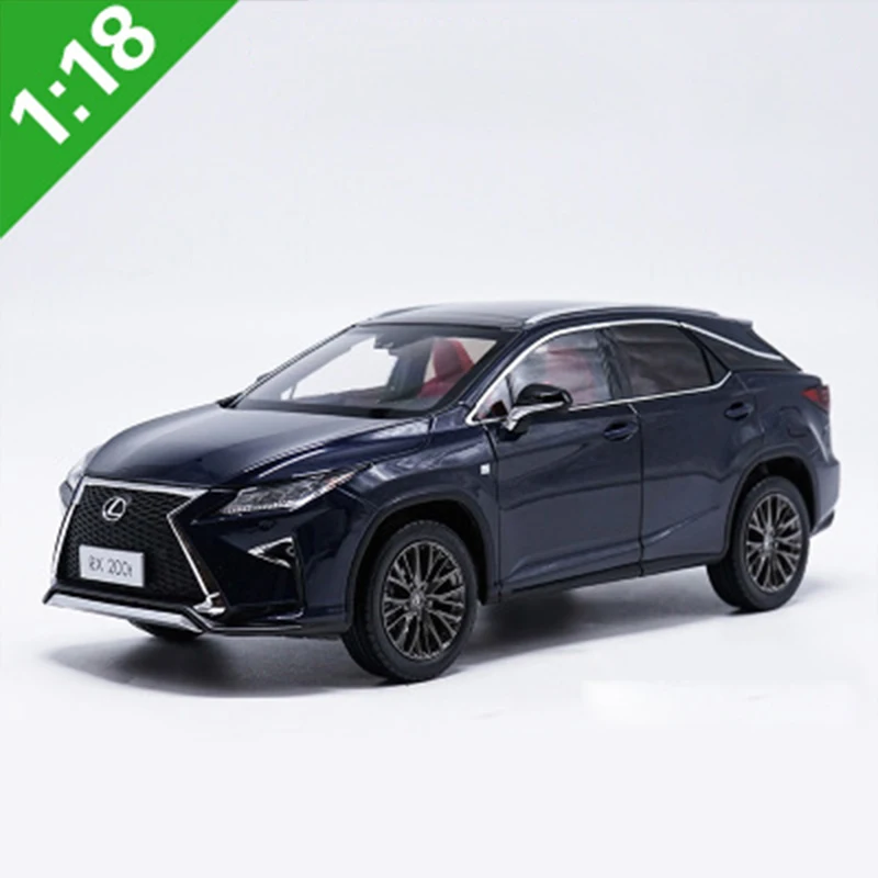 1:18 Lexus RX RX200T SUV литая под давлением Модель автомобиля игрушки Металлическая Модель автомобиля оригинальная коробка - Color: Blue