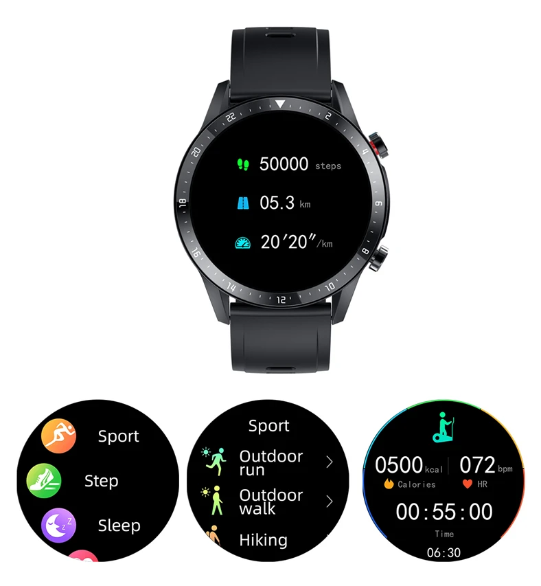 freqüência cardíaca smartwatch para android ios