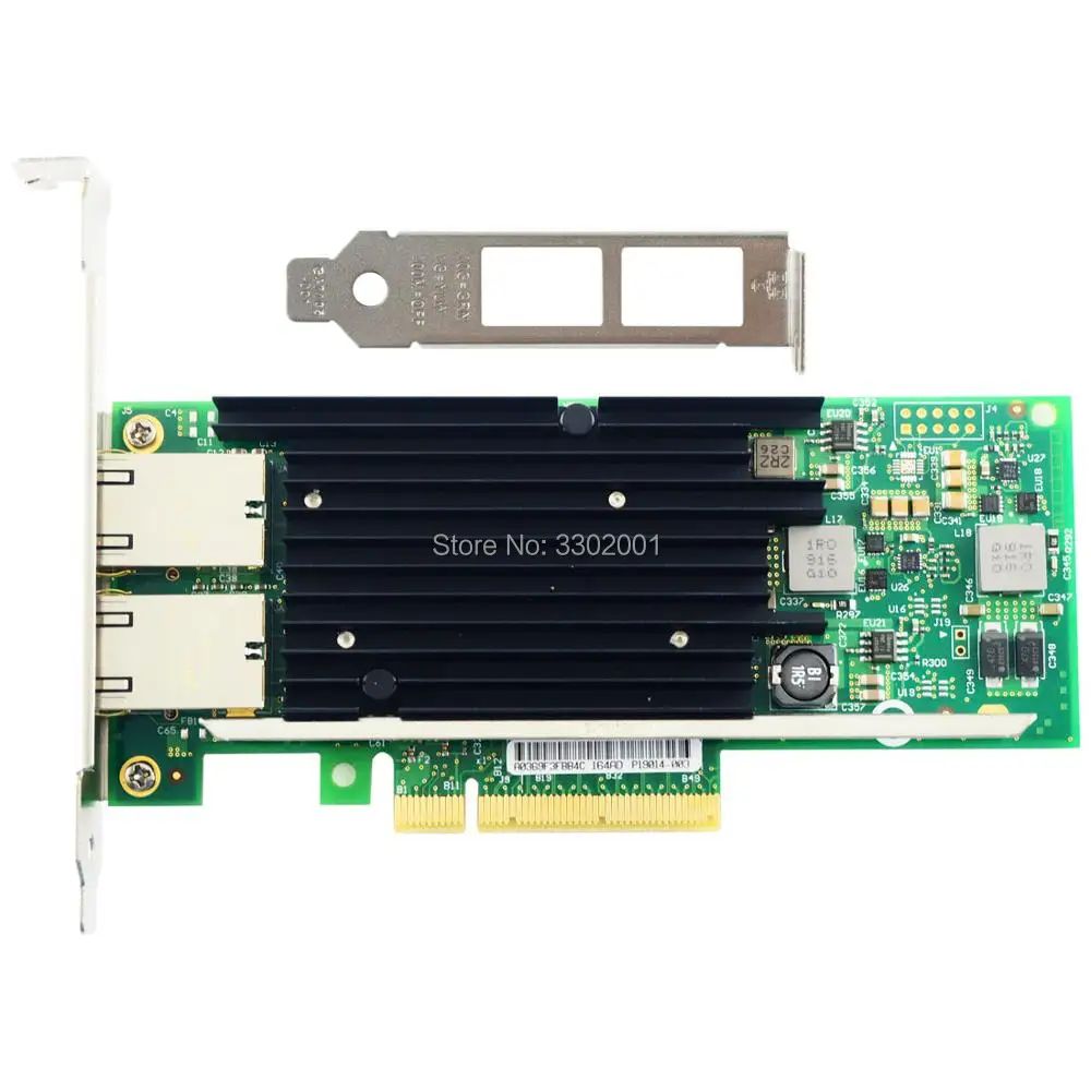 X540 T2 Intel чипсет PCIe x8 двойная медь RJ45 10 Гбит/с порт Ethernet Сетевая карта