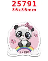 25791 30 шт. плоское украшение из смолы мультфильм смолы pr26240 - Color: 25791