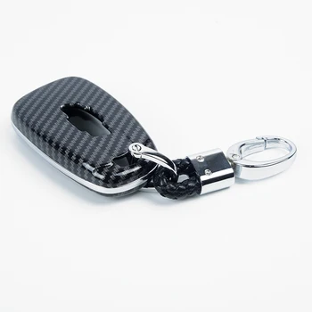 

Dustproof Car key case Carbon Fiber Style Fob Keychain For Chevrolet Equinox Camaro