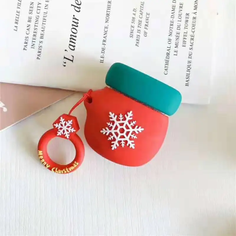 Новые милые зажигалки крикет Мягкие силиконовые формы Bluetooth беспроводные наушники крышка для Apple AirPods 1 2 коробка анти-осень гарнитура чехол - Цвет: 17